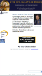Mobile Screenshot of loganvillepolice.org